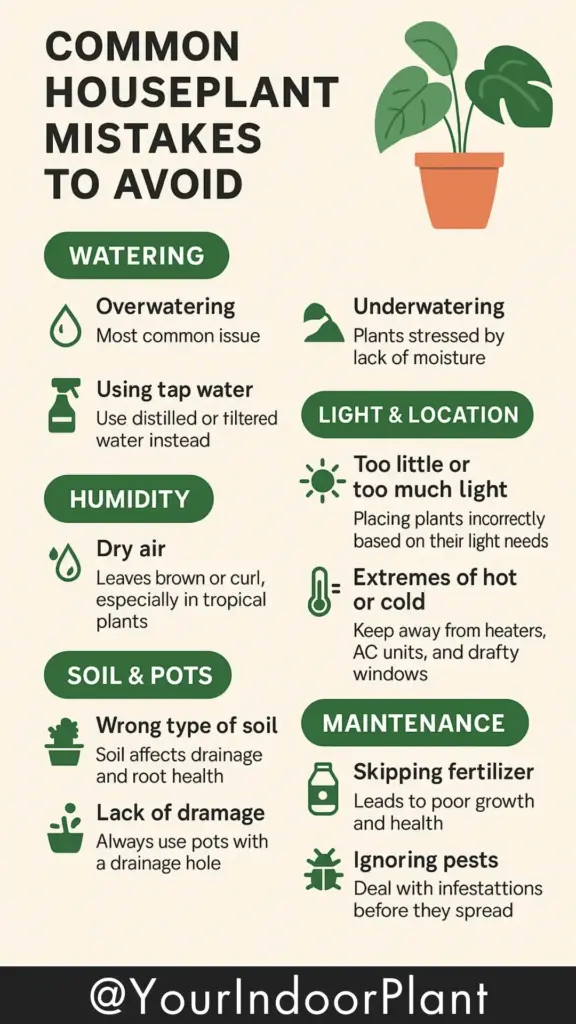 Houseplant Mistakes to Avoid