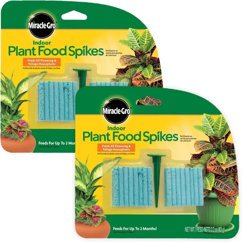 Best Fertilizers for Indoor Plants: Complete Guide to Feeding Houseplants Naturally 3 Miracle Gro Indoor Plant Food Spikes 1