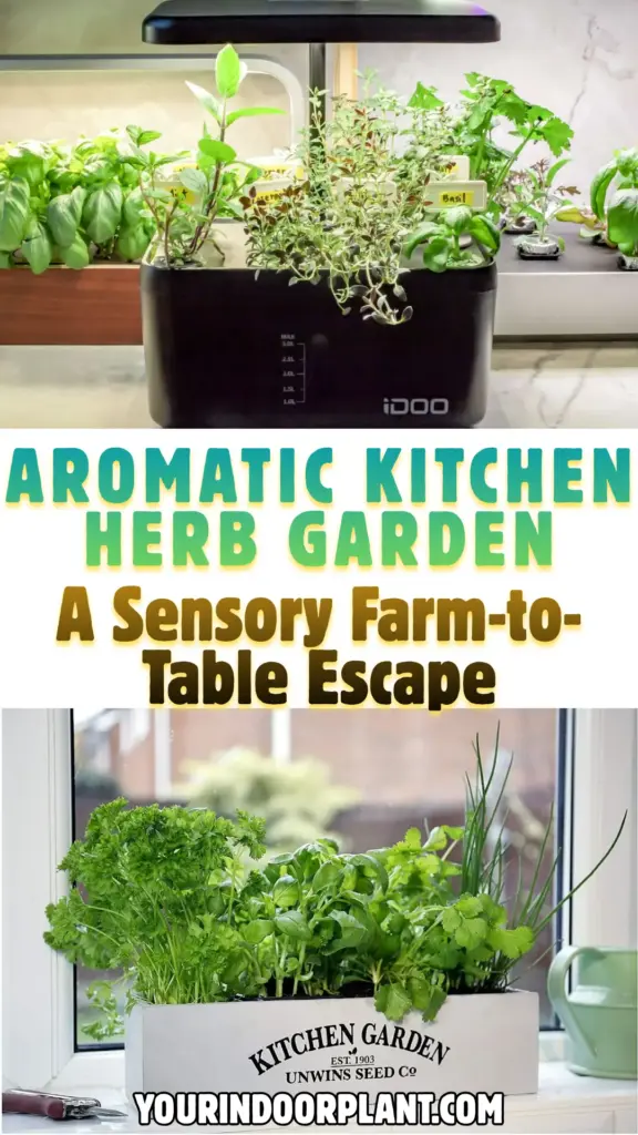 7 Indoor Garden Styles That Transport You to a Private Oasis 7 Aromatic Kitchen Herb Garden 1