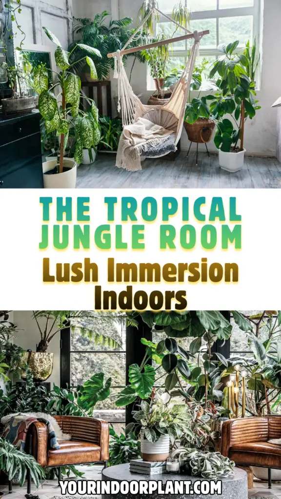 7 Indoor Garden Styles That Transport You to a Private Oasis 6 The Tropical Jungle Room 1