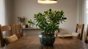 A medium sized jade plant