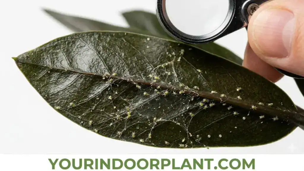 ZZ Plant Yellow Leaves: A Complete Diagnostic & Rescue Guide 5 ZZ Plant Pest Inspection